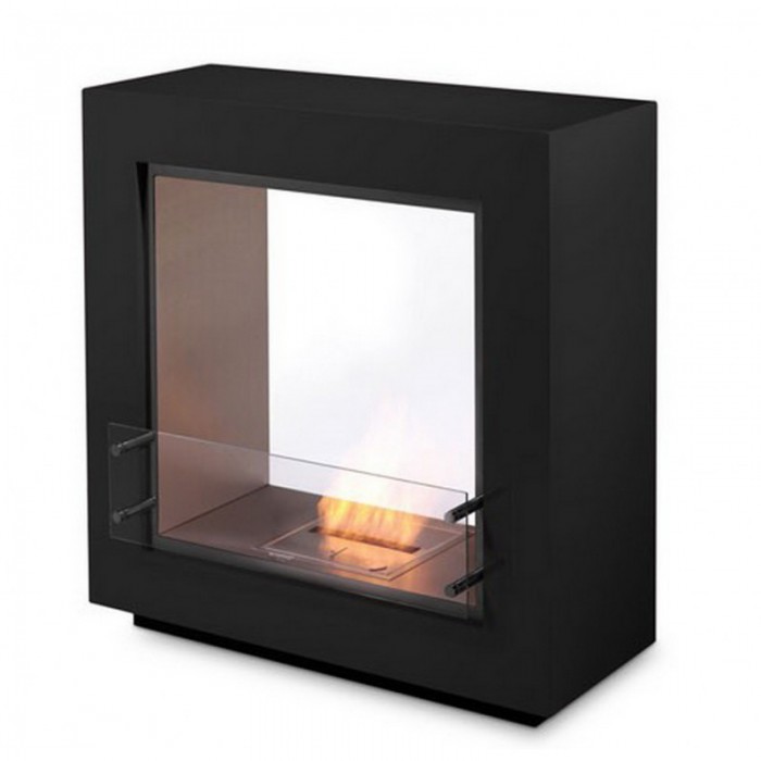 Биокамин Ecosmart Fire Fusion Black/White satin